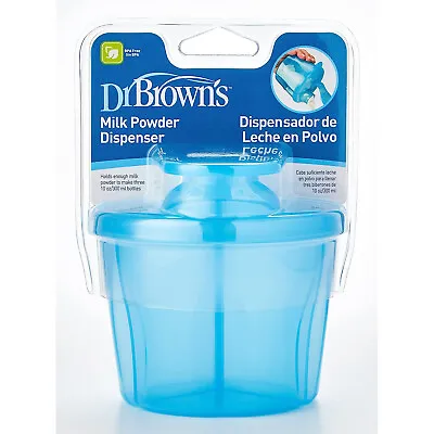 Milk Powder Dispenser Baby Feeding Formula Storage Container Blue BPA Free • £9.99