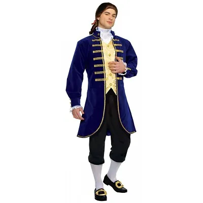 Colonial Costume Adult George Washington Halloween Fancy Dress • $43.36