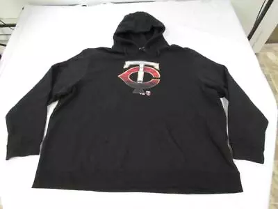 New Minnesota Twins Mens Size 5XL 5XLarge Black Hoodie • $27.19