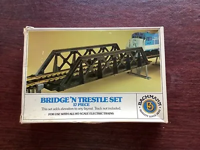 Bachmann HO Scale Bridge 'N Trestle Set - 17 Pieces • $10