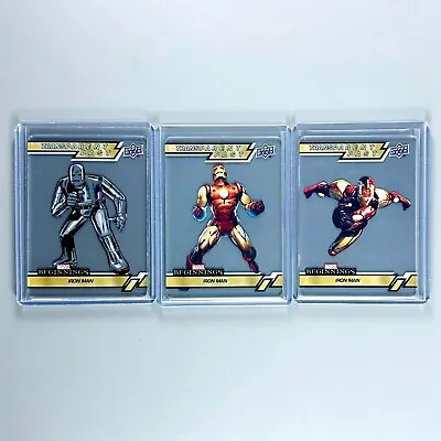 2023 Upper Deck Marvel Beginnings TRANSPARENT PAST  TP-4 24 44 IRON MAN Set • $199