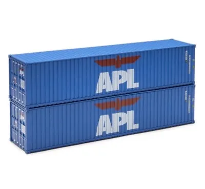 O Scale 40-Foot APL Intermodal Containers (2-Pack) Menards MTH Lionel • $79.99