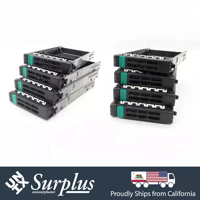 Lot Of 8 Intel R1200 R2300 Series Server SFF 2.5  Disk Drive Tray SSD/SAS/SATA • $38