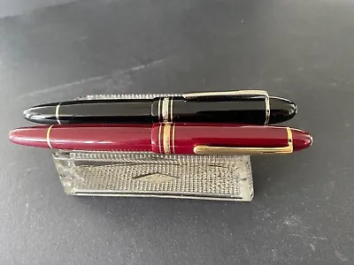 Vintage Dual Pen Rest Clear Glass For Montblanc Pens • $64.21