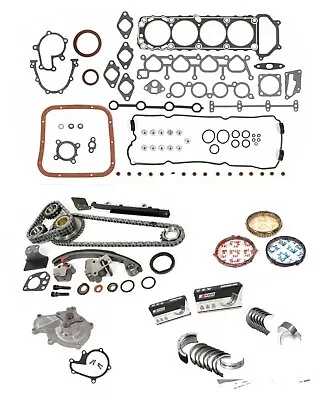 Fit 93-97 Nissan Altima 2.4L KA24DE DOHC MASTER ENGINE REBUILD KIT KING BEARINGS • $259.95