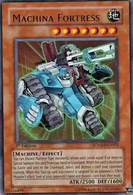 Yugioh! LP Machina Fortress - SDMM-EN001 - Ultra Rare - 1st Edition Lightly Play • $5.16