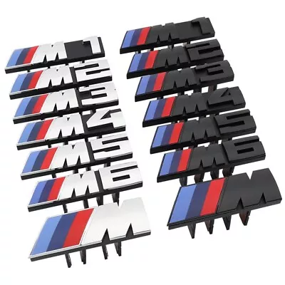 ABS Car Grille M Label Leaf Plate Side Rear Emblem For BMW X3X1 New 5 Series 4 3 • $23.91