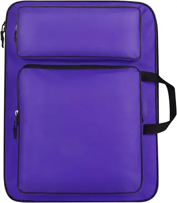 A3 Artist Portfolio Case Waterproof Art Carrying Bag Portable Drawing Board Bag • £22.73