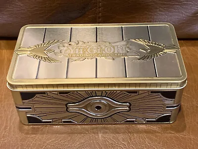 YuGiOh! 2019 Gold Sarcophagus Tin Only! Perfect For Storing Cards • £4.45
