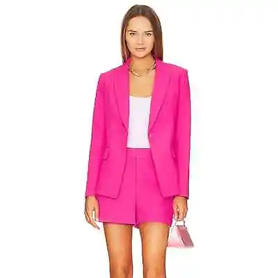 Milly Avery Cady Blazer In Pink Size 10 • $255