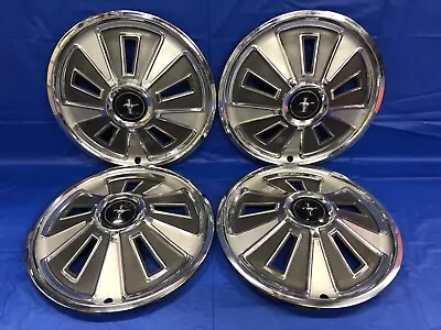 Vintage Set Of 4 1966 Ford Mustang 14  Hubcaps FOMOCO • $99.99