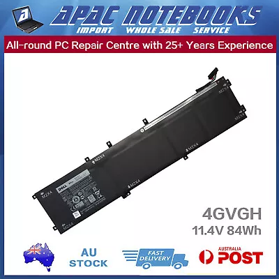 Genuine 4GVGH Battery For XPS 15 9550 Precision 5510 P56F P56F001 11.4V 84Wh • $90