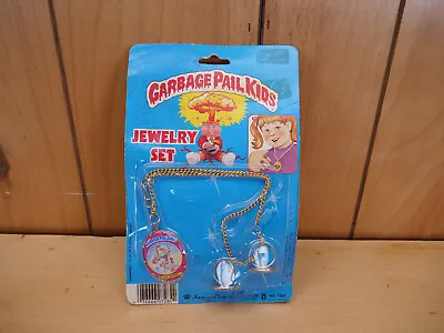 $40 • Buy VTG GARBAGE PAIL KIDS Jewelry Set 1985 Imperial Toys TOPPS Rings Necklace SEALED