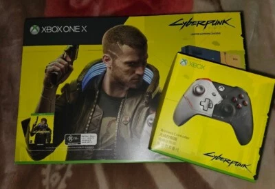 $900 • Buy New & Sealed Cyberpunk 2077 Limited Edition Xbox One X 1TB Console & Controller