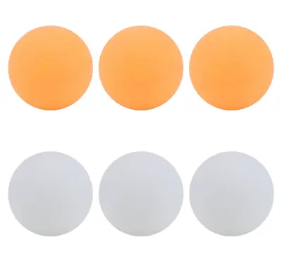 $6.46 • Buy Table Tennis Balls Ping Pong Balls 40mm - Yellow & White, Pack Of 6 Fast Sipping
