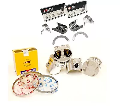 88-95 HONDA 1.5L D15B2 D15B1 D15B6 D15B7D 15B8 Pistons & Rings KING Bearings  • $169.95