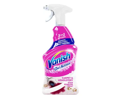 Vanish Carpet Cleaner+UpholsteryGold Oxi Action Stain Remover Spray500mlpack3 • £22.59