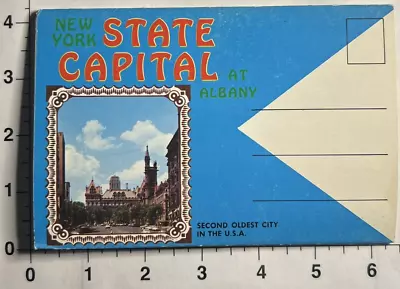 C1960 Vintage Postcard Souvenir Booklet New York State Capital At Albany • $6