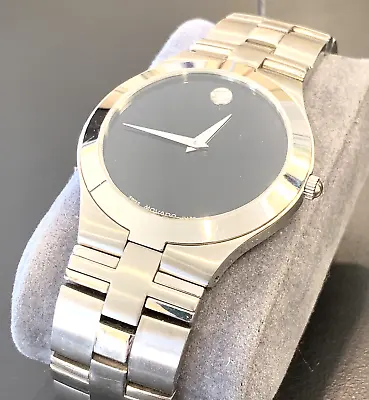 Movado Juro  Men's 84 G2 1899 Stainless Steel Quartz Watch - Excellent! • $220