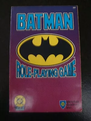 Vintage Batman Dc Heroes Role Playing Game Mayfair Games Manual Book • $7.99