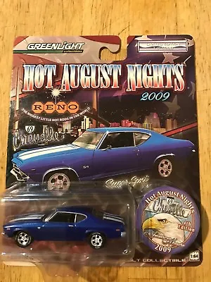 Greenlight 1969 Chevelle Super Sport 396 Blue And White 1 Of 5000 • $17