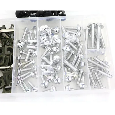 Complete Fairing Bolt Screws Kit Fit For Kawasaki Ninja ZX7R 1996-2003 Silver • $22.78