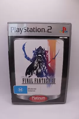 Final Fantasy XII PS2 PAL PlayStation 2 (Platinum) | Tested & Working | Complete • $9.99