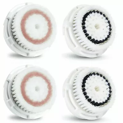 2 Radiance + 2 Sensitive Facial Brush Head Replacements For Clarisonic MIA 123 • $23.08