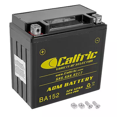 Caltric AGM Battery For BMW R1200GS Adventure R1200R R1200RS R1200S 2006-2018  • $46.25