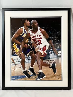 Michael Jordan & Kobe Bryant Dual Signed 16x20 Auto Photo UDA Upper Deck #72/200 • $29999.99