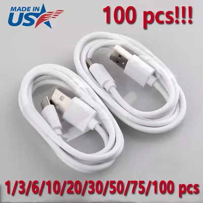 USB Type C Data Cable 5A Fast Charging USB-A To USB-C Charger Cord For Phone Lot • $124.49