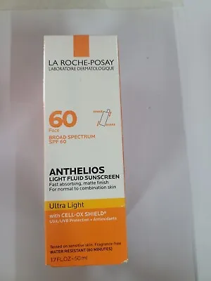 3 Pk La Roche-Posay 60 Face Broad Spectrum SPF 60 Ultra Light 1.7oz 07/2024  • $47.99