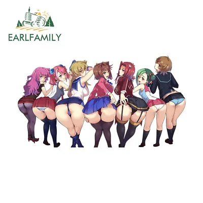 EARLFAMILY 5.1  Sexy Ass Girl Car Sticker Laptop Bumper Trunk RV Sunscreen Decal • $3.79