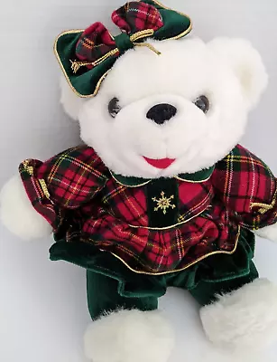 Vintage 1999 Dan Dee Snowflake Friends 12  Teddy Bear Girl Plush    71 • $25.63