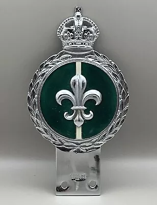 Vintage J.r. Gaunt Fleur De Lis Car Auto Badge New • $180