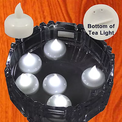 New Safe Floating Christmas White Led Tea Lights Lighting Decorations 12 Pieces • $9.93