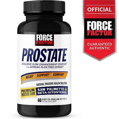 $24.99 • Buy Force Factor Prostate - Prostate Support W/ Beta-Sitosterol & Saw Palmetto