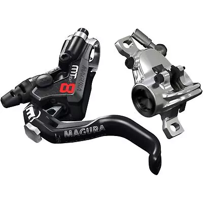 Magura MT8 Pro Disc Brake And Lever - Front Or Rear Black/Chrome 2701728- • $183.02