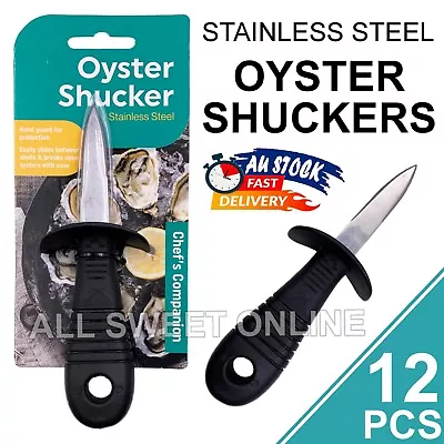 12x Oyster Shucking Knife Seafood Clam Shellfish Opener Shucker Knives Kitchen  • $49.95