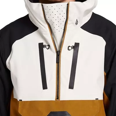 Volcom Brighton Pullover Anorak Shell Snowboard Jacket Men's Small Goretex. • $145