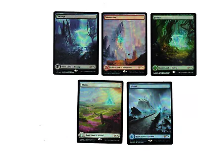 Mtg -omenpath Standard Showdown Foil Land Promo Set • $49.95