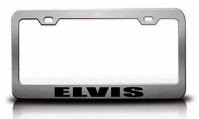 ELVIS LIVES Funny Steel License Plate Frame Car SUV N71 • $15.95