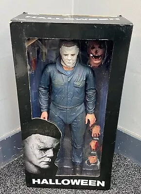 NECA Halloween 2018 Action Figure 1/4 Scale Michael Myers 46cm EX DISPLAY DENTED • £129.99