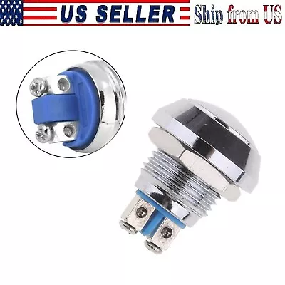 Momentary Push Button Starter Switch/Boat Horn Stainless Steel Metal Waterproof • $5.20