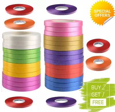 £1.99 • Buy 50 Metres Balloon String Tie Curling Ribbons Colours Baloon Ribon BALLON ROLL