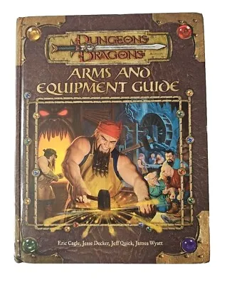 Dungeons & Dragons 'Arms And Equipment Guide' - 2003 1st Ed VG HC Fantasy Player • $24.99