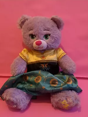 £6.99 • Buy Build A Bear Frozen Princess Anna Purple Soft Plush Teddy Good Condition