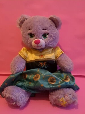£6.99 • Buy Build A Bear Frozen Princess Anna Purple Soft Plush Teddy Good Condition