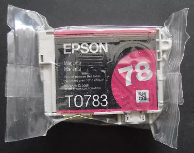 GENUINE Epson 78 T0783 Magenta Ink For Artisan 50 Stylus R280 R380 RX580 RX595 • $6.99