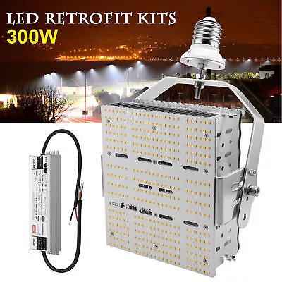 300W LED Shoebox Retrofit Kit 1000W MH/HPS/HID Replace Street Canopy Lights E39 • $189.53